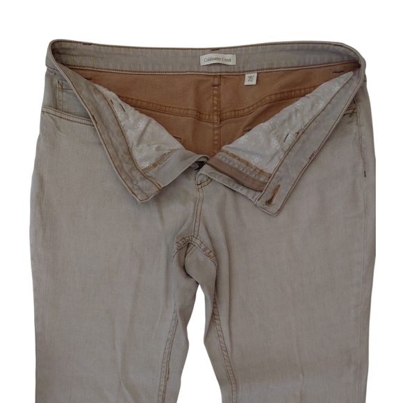Coldwater Creek Beige Straight Leg Jeans - Picture 3 of 6